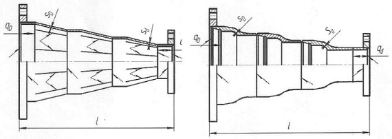 Рис. В. 17 Переход фланцевый
