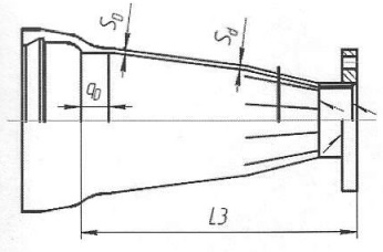 Рис. В. 19 Переход раструб-фланец